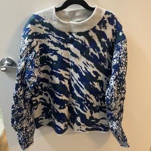 Lululemon camo knit sweater